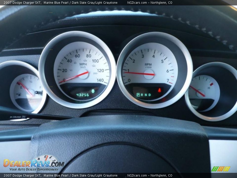 2007 Dodge Charger SXT Marine Blue Pearl / Dark Slate Gray/Light Graystone Photo #23