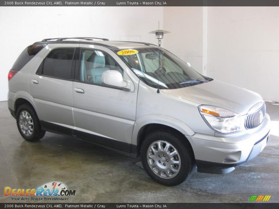 2006 Buick Rendezvous CXL AWD Platinum Metallic / Gray Photo #3