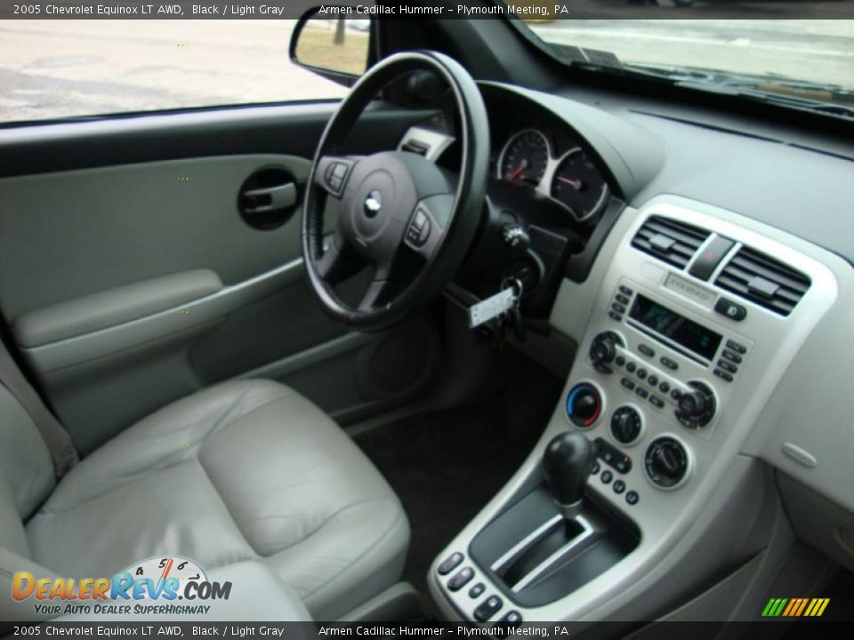 2005 Chevrolet Equinox LT AWD Black / Light Gray Photo #16