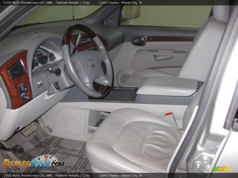 2006 Buick Rendezvous CXL AWD Platinum Metallic / Gray Photo #7