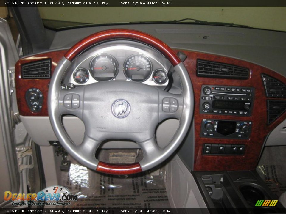 2006 Buick Rendezvous CXL AWD Platinum Metallic / Gray Photo #10