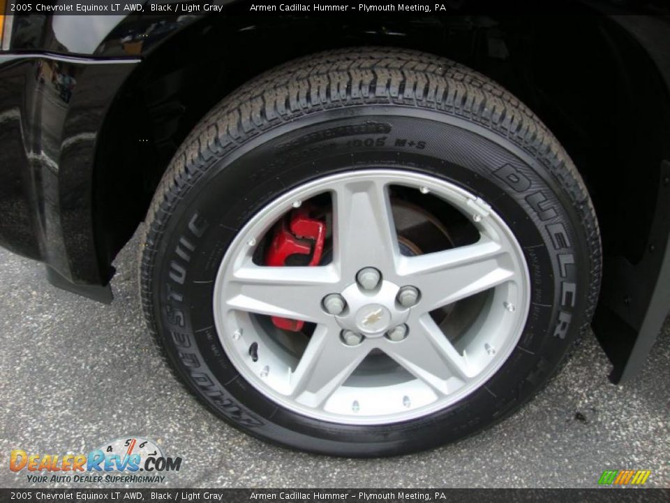 2005 Chevrolet Equinox LT AWD Black / Light Gray Photo #25