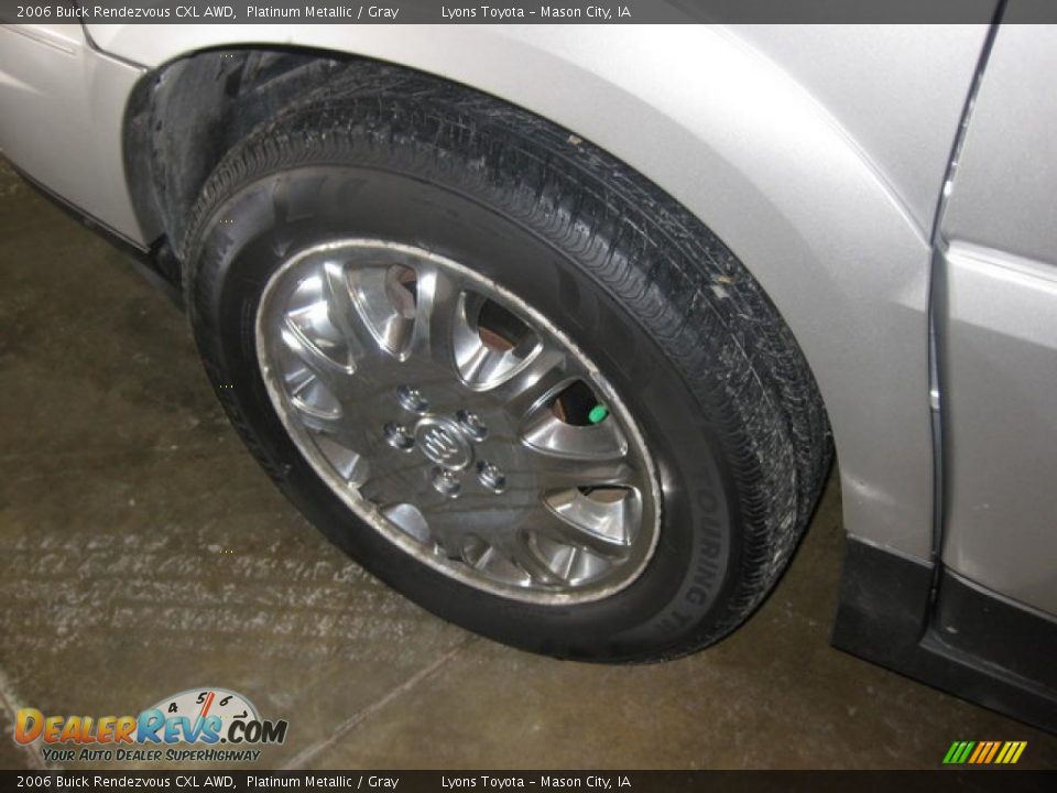 2006 Buick Rendezvous CXL AWD Platinum Metallic / Gray Photo #19