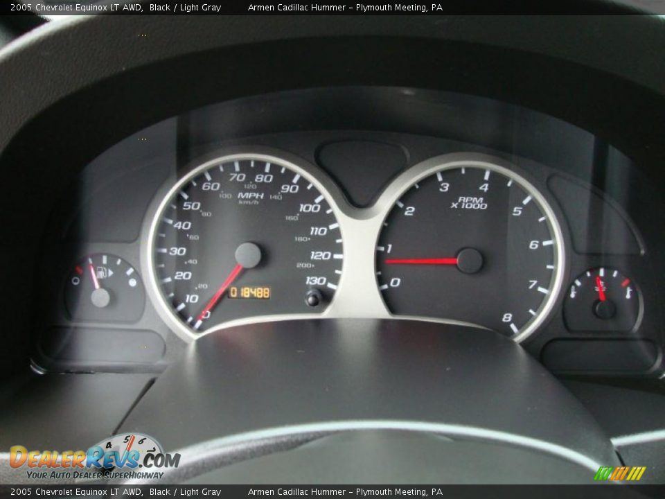 2005 Chevrolet Equinox LT AWD Black / Light Gray Photo #32