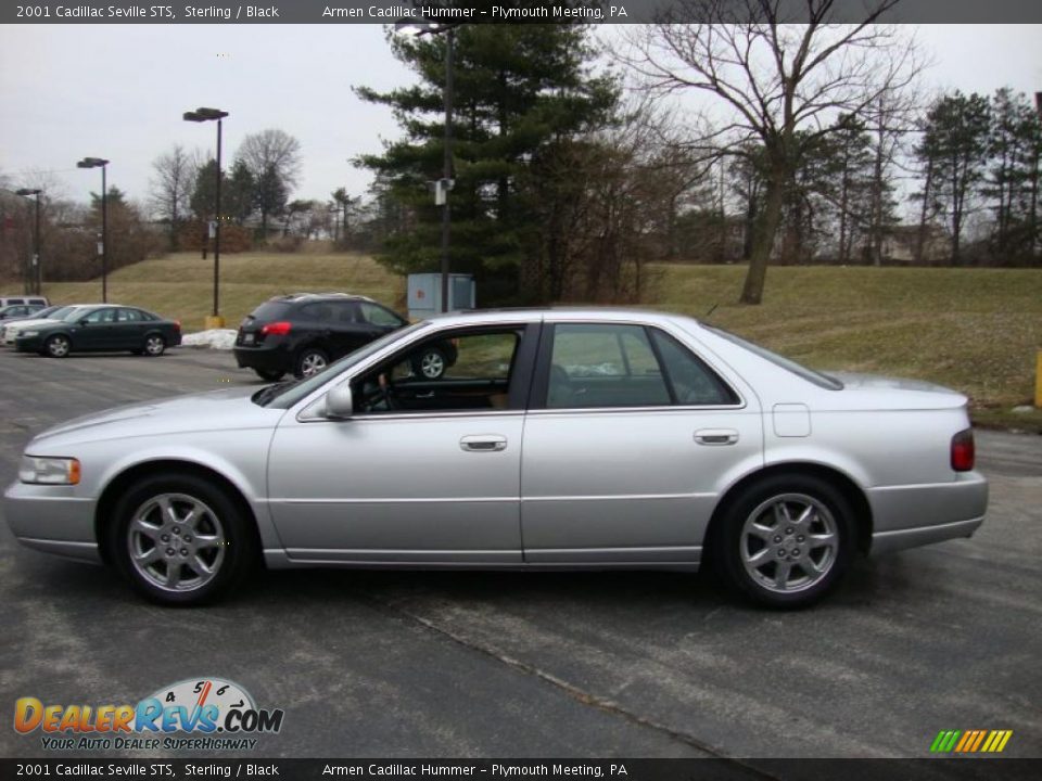 2001 Cadillac Seville STS Sterling / Black Photo #10