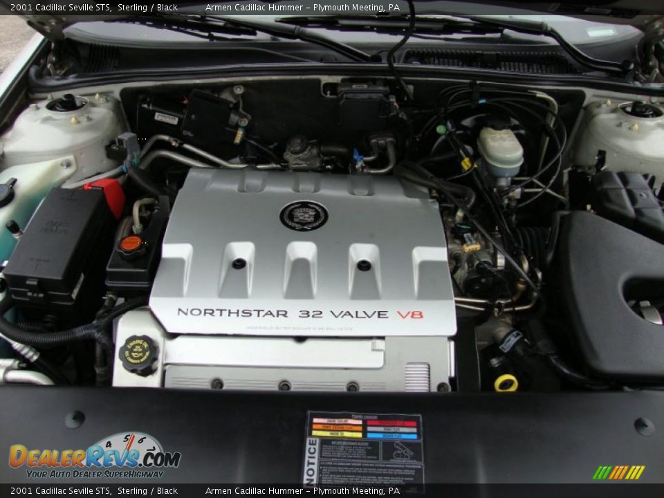 2001 Cadillac Seville STS Sterling / Black Photo #29
