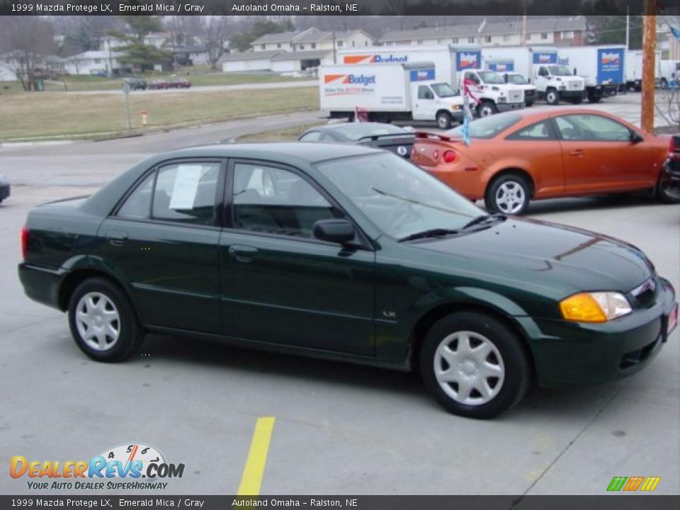 1999 Mazda Protege LX Emerald Mica / Gray Photo #1