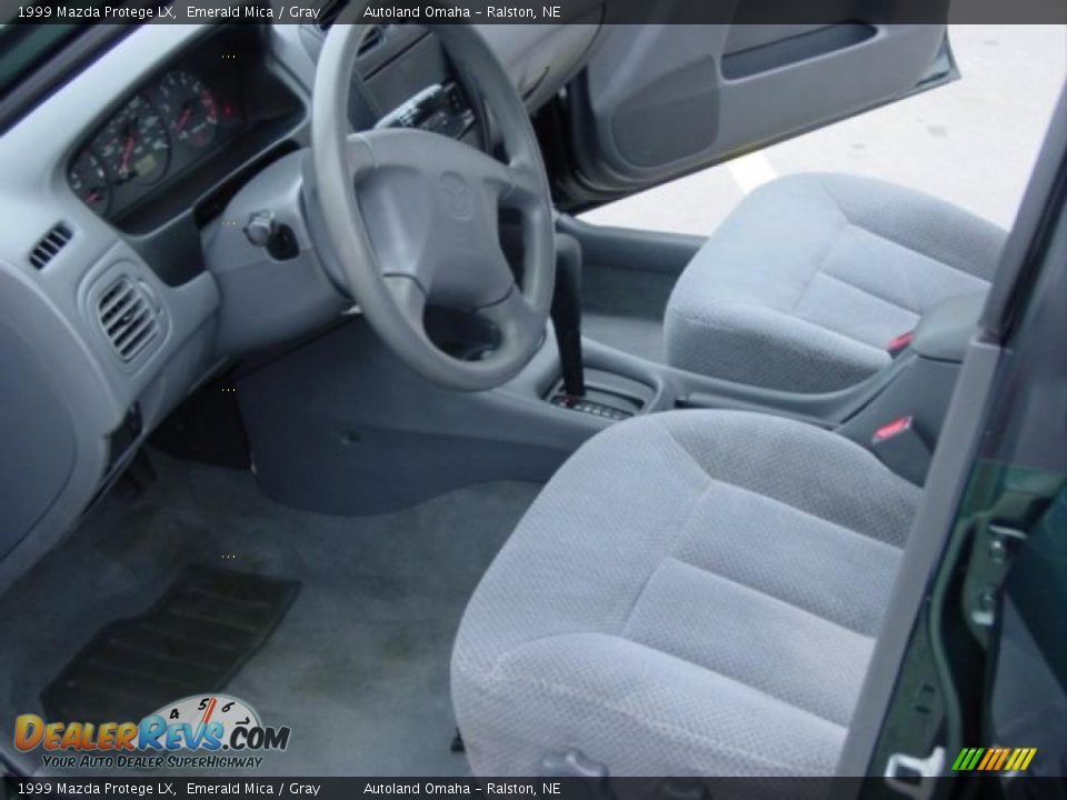 1999 Mazda Protege LX Emerald Mica / Gray Photo #2