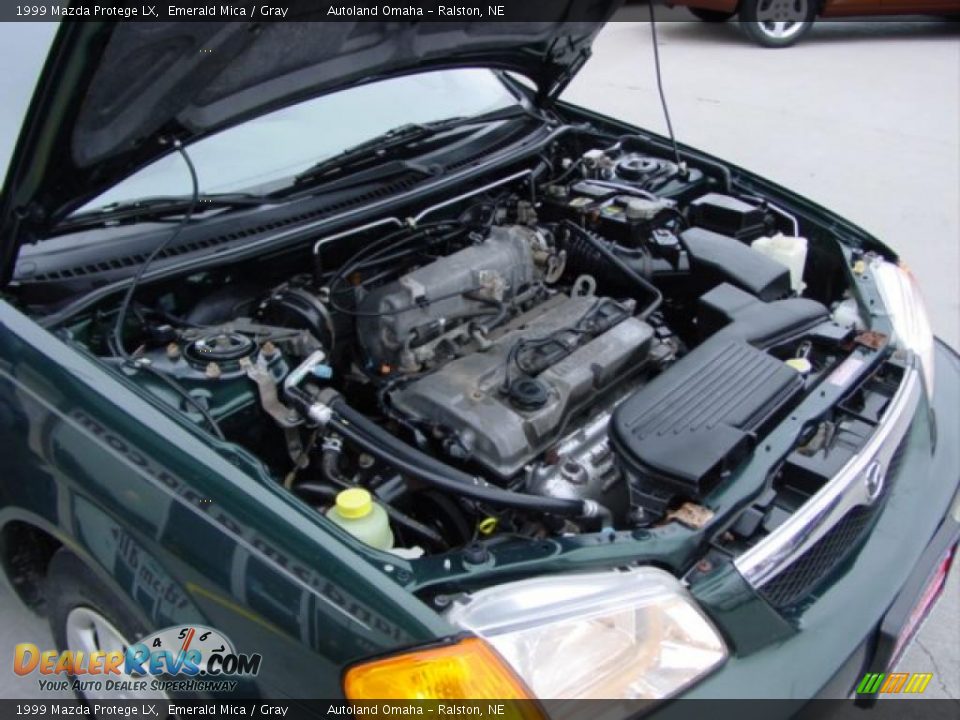 1999 Mazda Protege LX Emerald Mica / Gray Photo #6