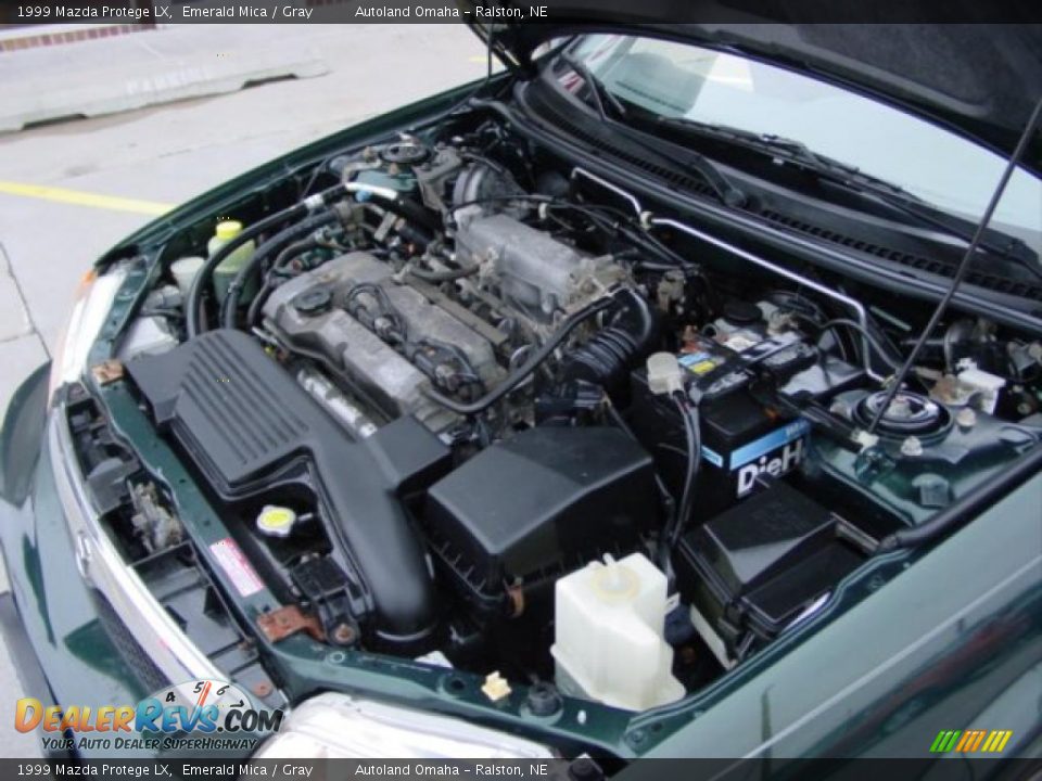 1999 Mazda Protege LX Emerald Mica / Gray Photo #8