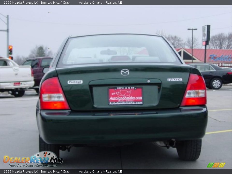 1999 Mazda Protege LX Emerald Mica / Gray Photo #10