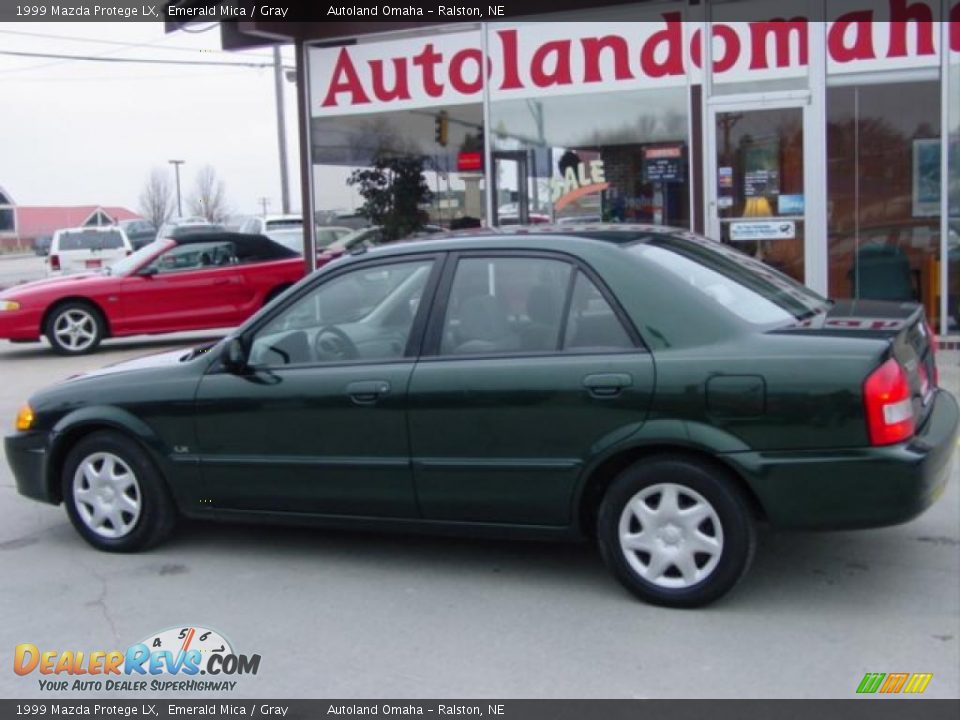 1999 Mazda Protege LX Emerald Mica / Gray Photo #11