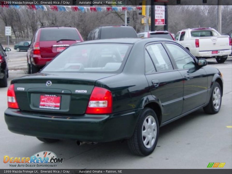 1999 Mazda Protege LX Emerald Mica / Gray Photo #12