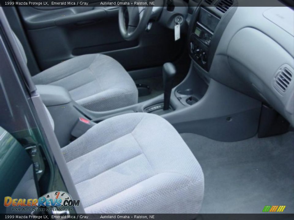 1999 Mazda Protege LX Emerald Mica / Gray Photo #13