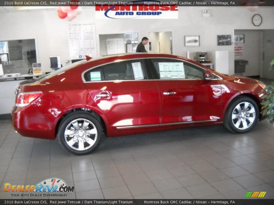 2010 Buick LaCrosse CXS Red Jewel Tintcoat / Dark Titanium/Light Titanium Photo #1