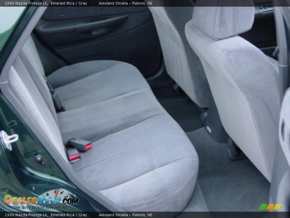 1999 Mazda Protege LX Emerald Mica / Gray Photo #14