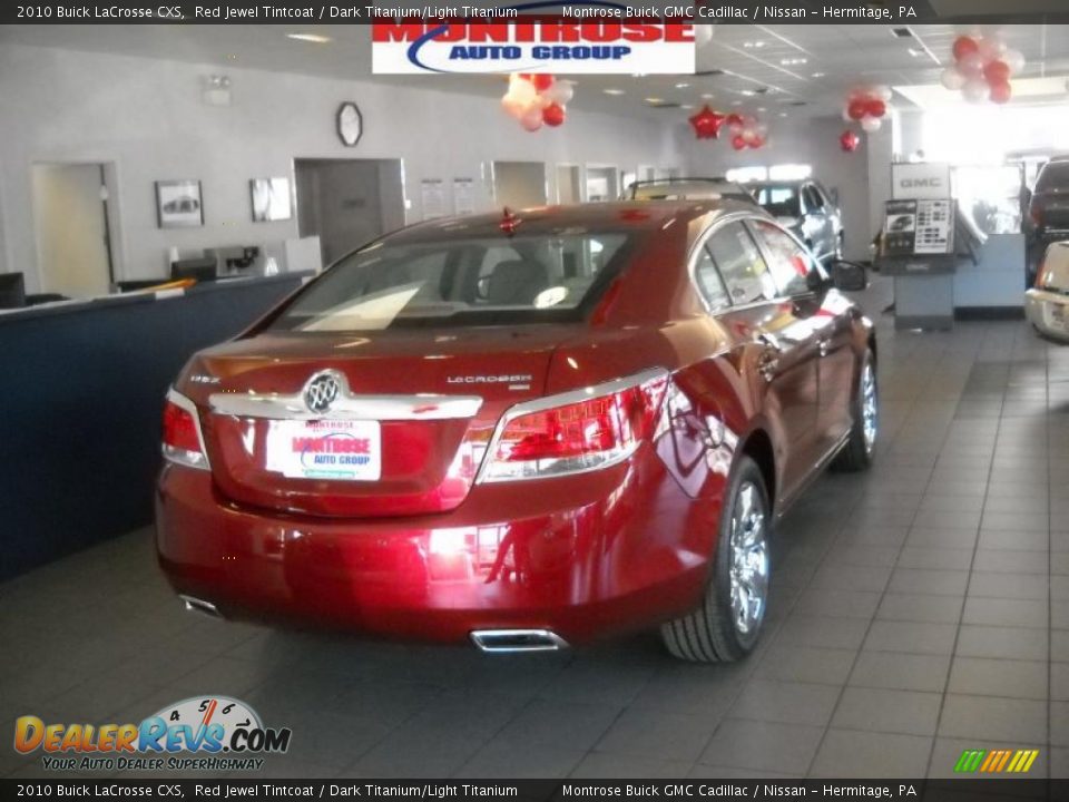 2010 Buick LaCrosse CXS Red Jewel Tintcoat / Dark Titanium/Light Titanium Photo #3