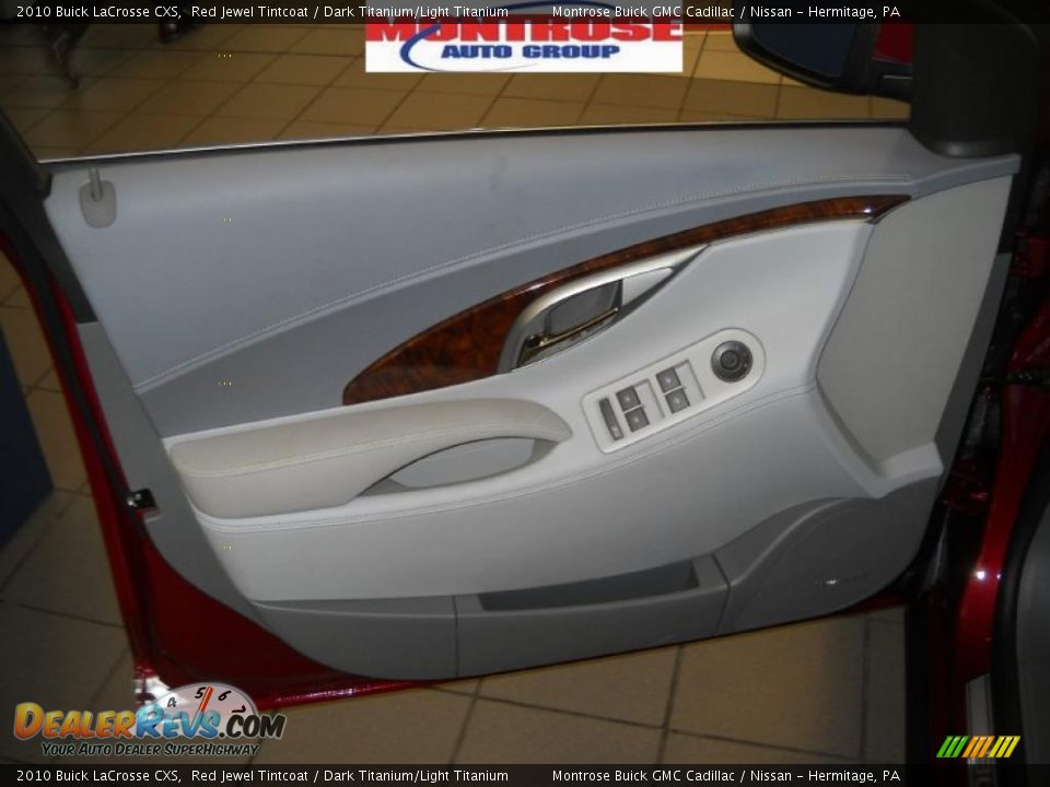 2010 Buick LaCrosse CXS Red Jewel Tintcoat / Dark Titanium/Light Titanium Photo #8