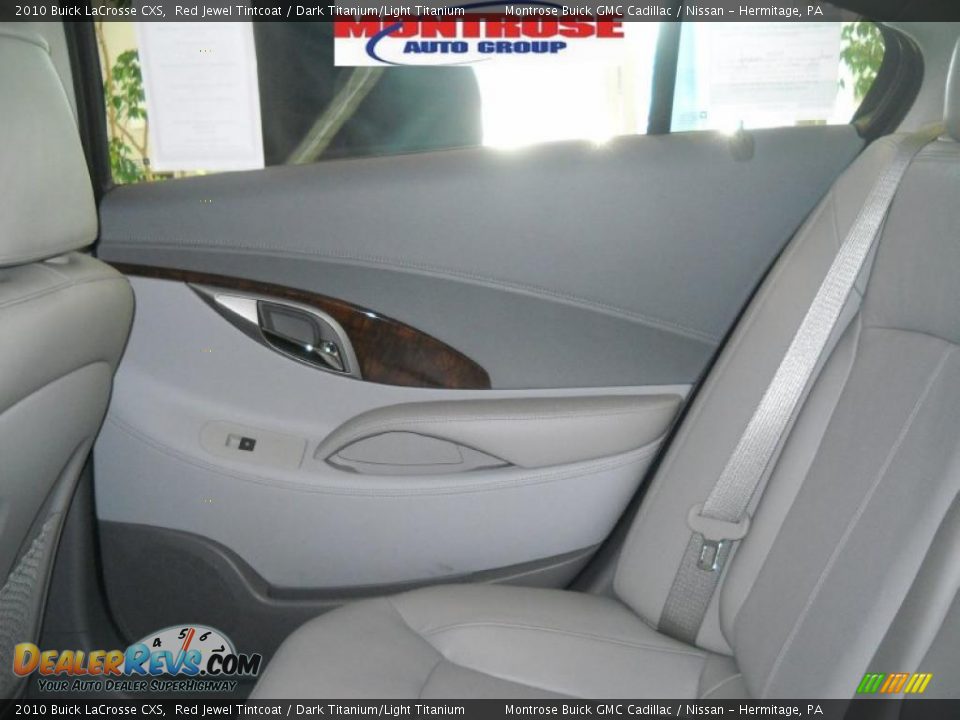 2010 Buick LaCrosse CXS Red Jewel Tintcoat / Dark Titanium/Light Titanium Photo #14