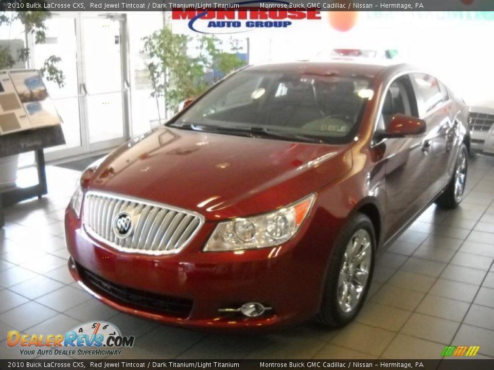 2010 Buick LaCrosse CXS Red Jewel Tintcoat / Dark Titanium/Light Titanium Photo #19