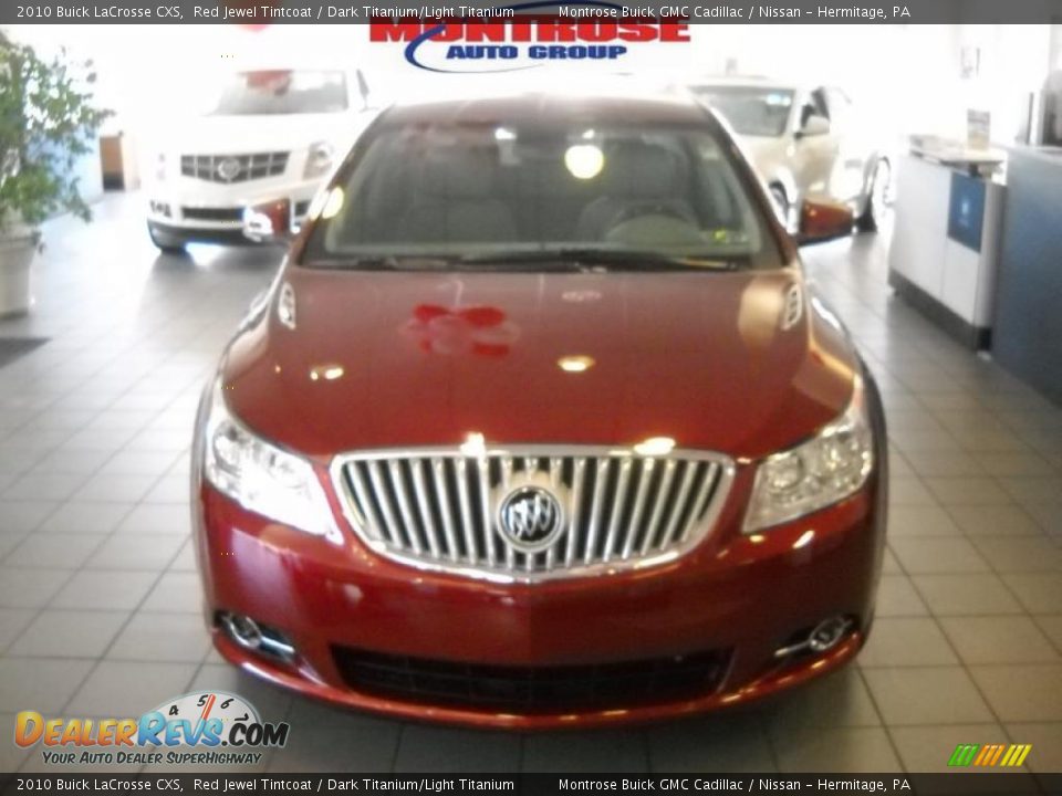 2010 Buick LaCrosse CXS Red Jewel Tintcoat / Dark Titanium/Light Titanium Photo #20
