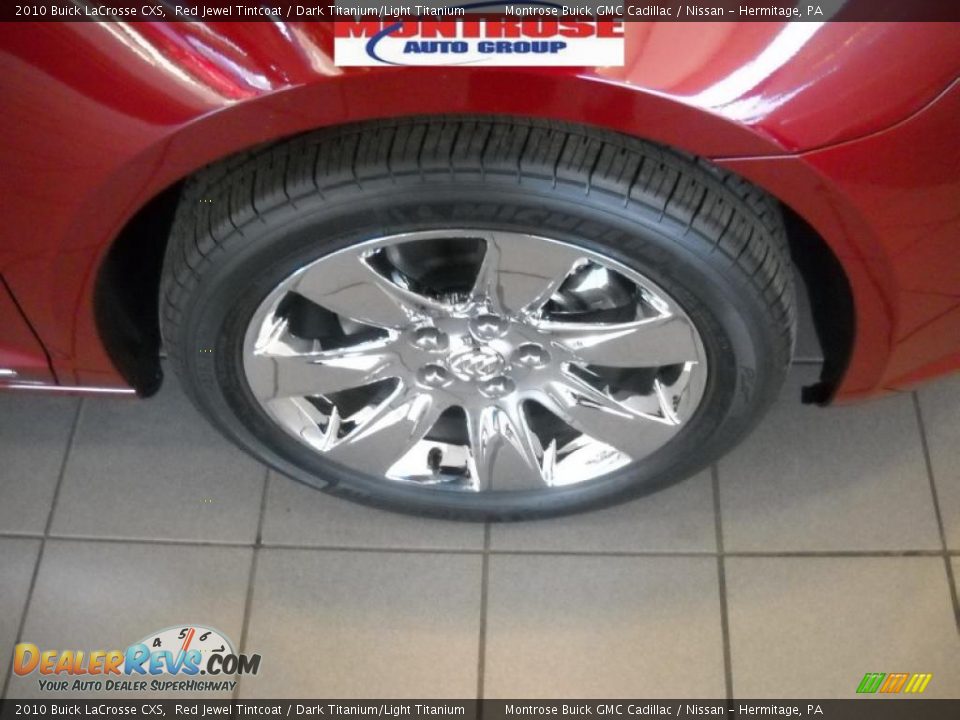 2010 Buick LaCrosse CXS Red Jewel Tintcoat / Dark Titanium/Light Titanium Photo #23