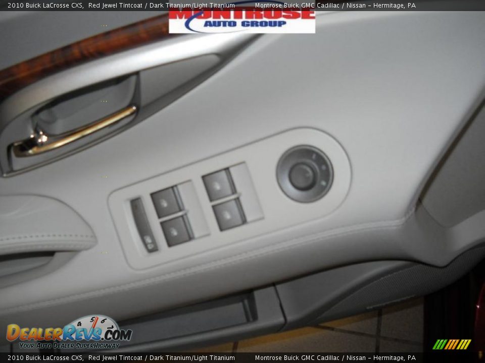 2010 Buick LaCrosse CXS Red Jewel Tintcoat / Dark Titanium/Light Titanium Photo #25