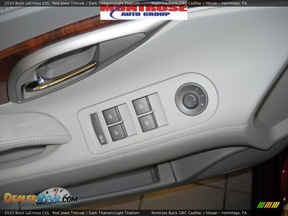 2010 Buick LaCrosse CXS Red Jewel Tintcoat / Dark Titanium/Light Titanium Photo #26
