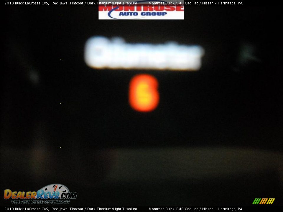 2010 Buick LaCrosse CXS Red Jewel Tintcoat / Dark Titanium/Light Titanium Photo #30