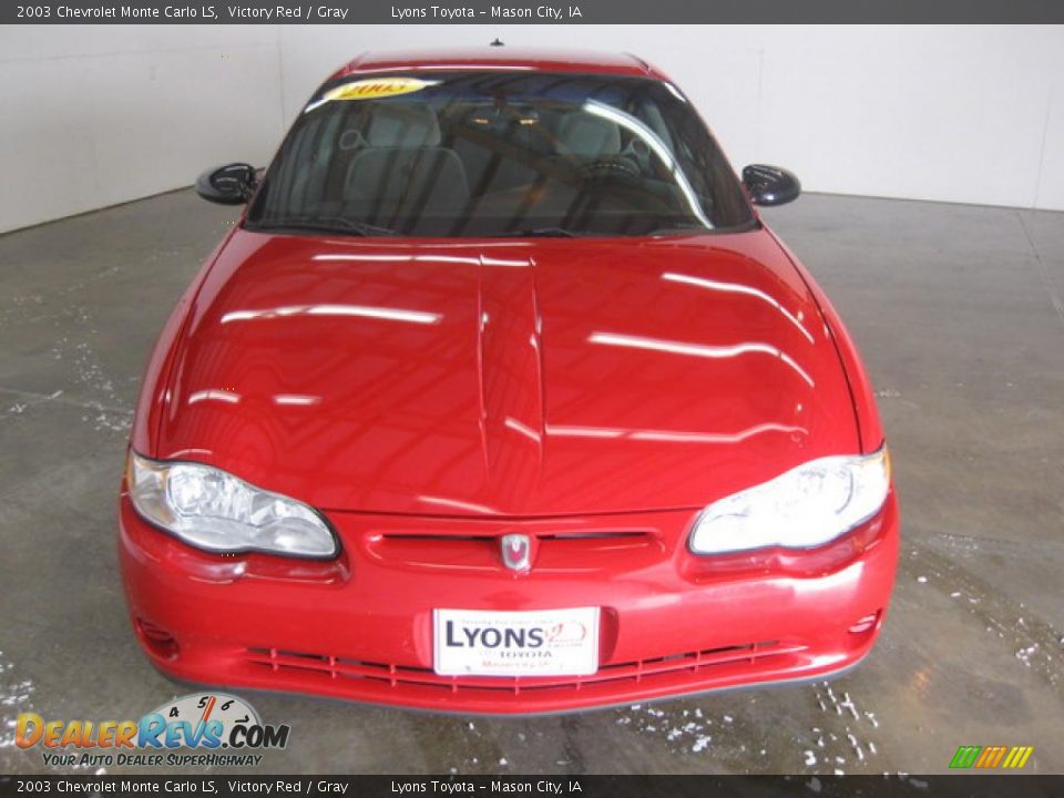 2003 Chevrolet Monte Carlo LS Victory Red / Gray Photo #2