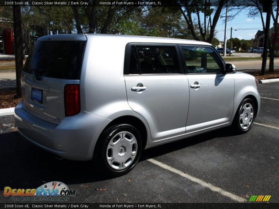 2008 Scion xB Classic Silver Metallic / Dark Gray Photo #3