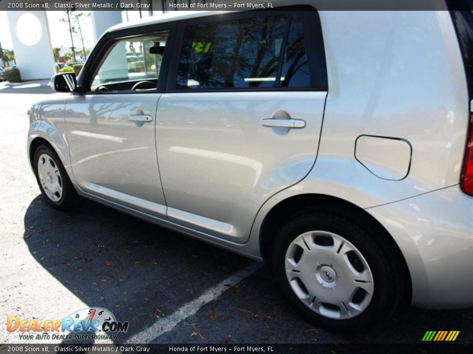 2008 Scion xB Classic Silver Metallic / Dark Gray Photo #6
