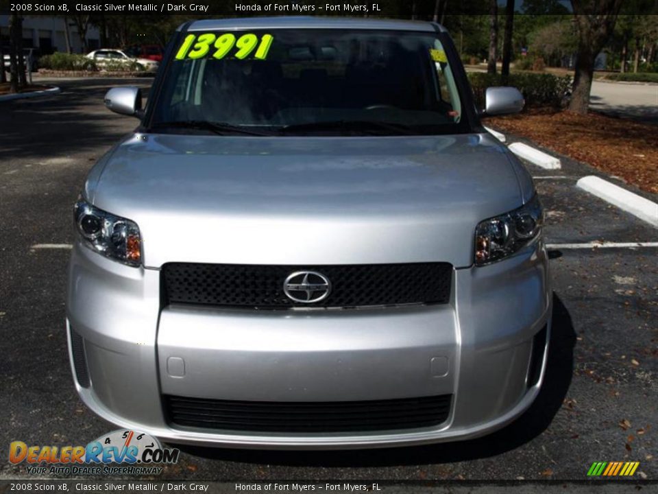 2008 Scion xB Classic Silver Metallic / Dark Gray Photo #7