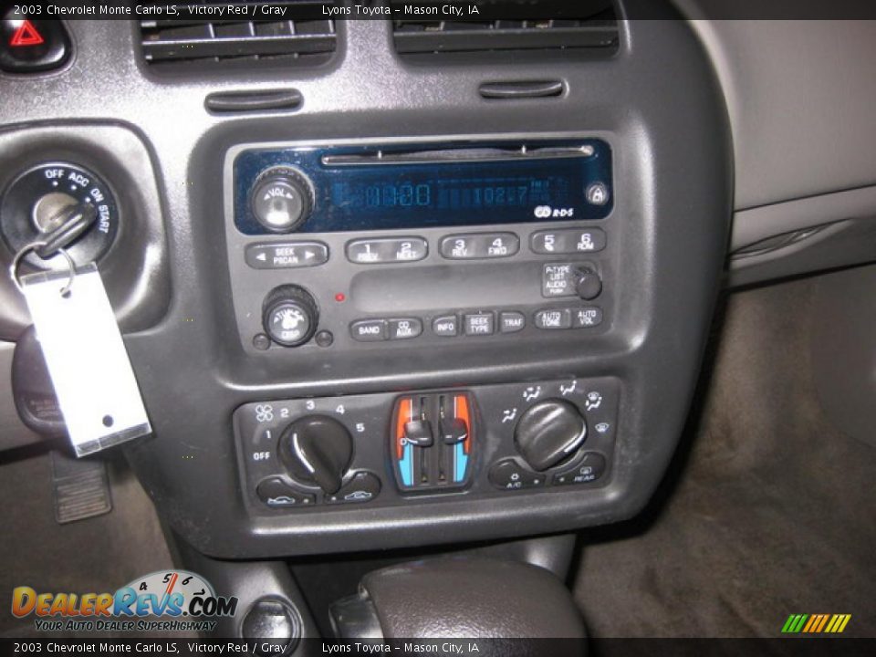 2003 Chevrolet Monte Carlo LS Victory Red / Gray Photo #10