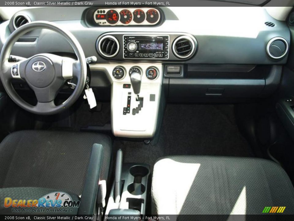 2008 Scion xB Classic Silver Metallic / Dark Gray Photo #9