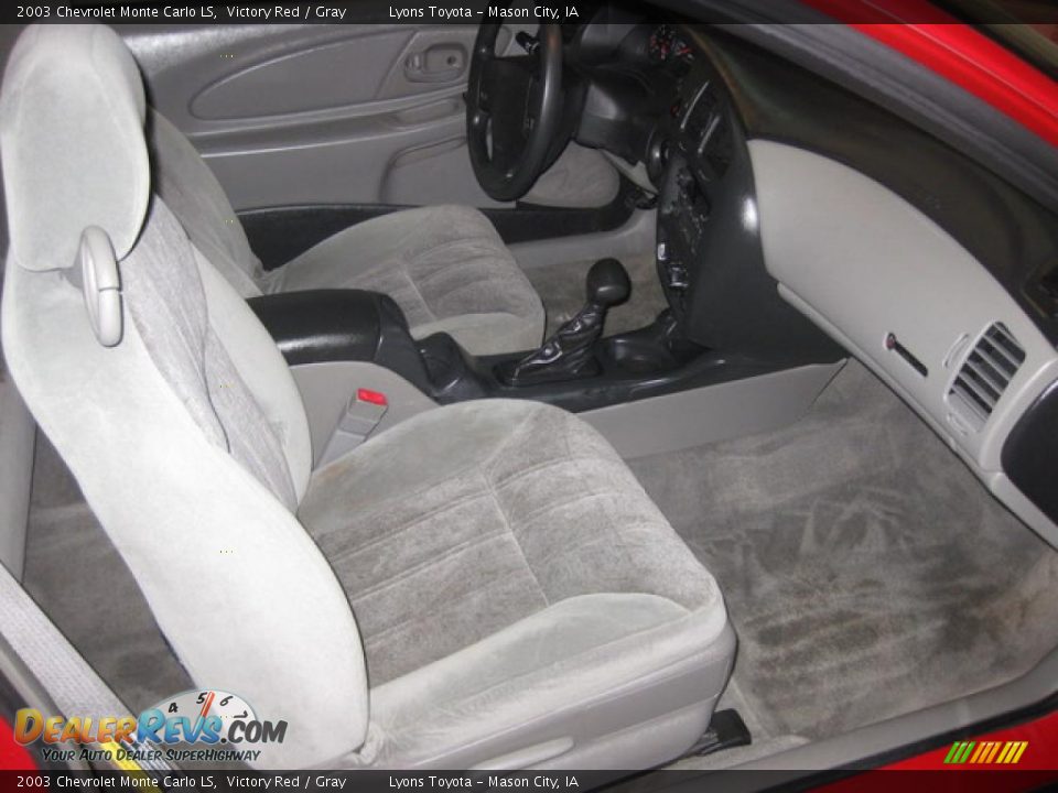 2003 Chevrolet Monte Carlo LS Victory Red / Gray Photo #12
