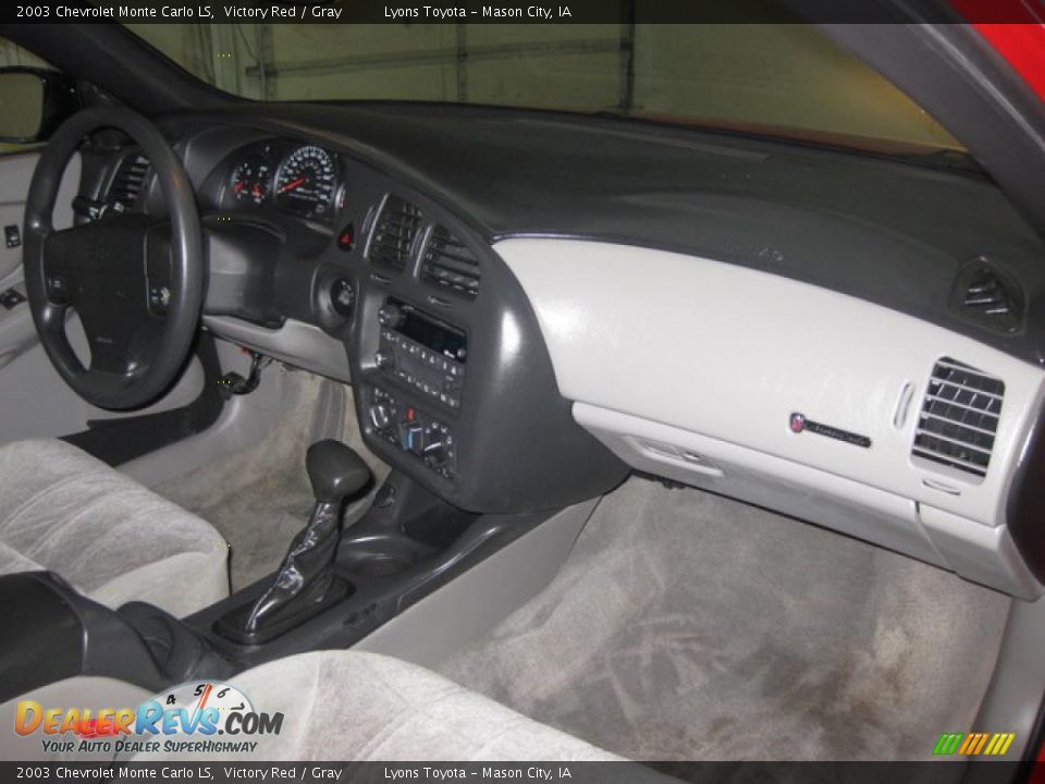 2003 Chevrolet Monte Carlo LS Victory Red / Gray Photo #13