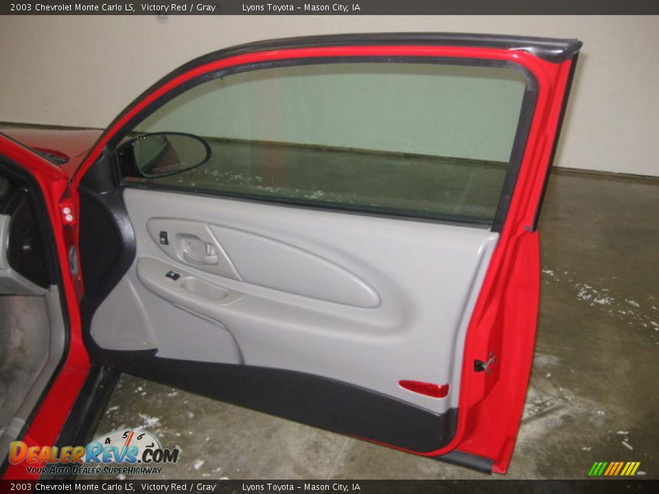2003 Chevrolet Monte Carlo LS Victory Red / Gray Photo #14