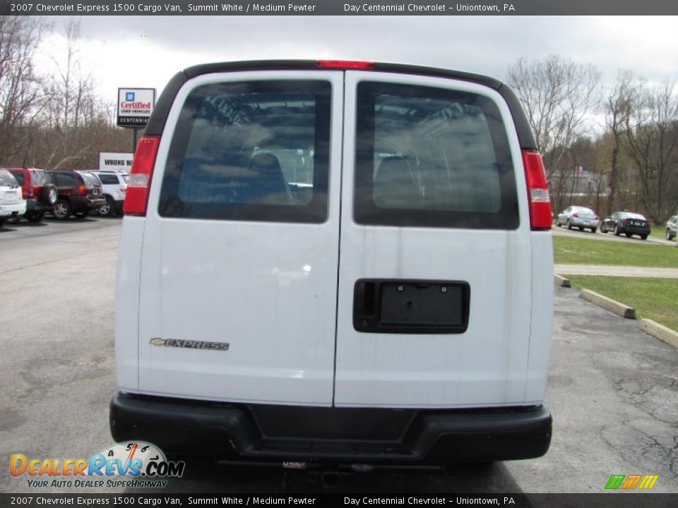 2007 Chevrolet Express 1500 Cargo Van Summit White / Medium Pewter Photo #3