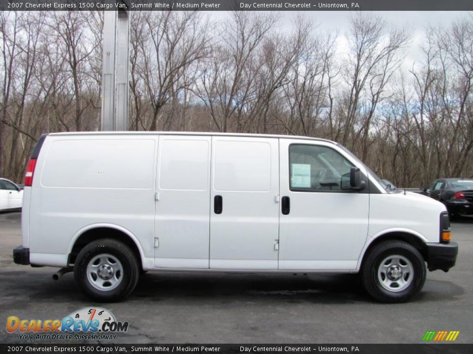 2007 Chevrolet Express 1500 Cargo Van Summit White / Medium Pewter Photo #4