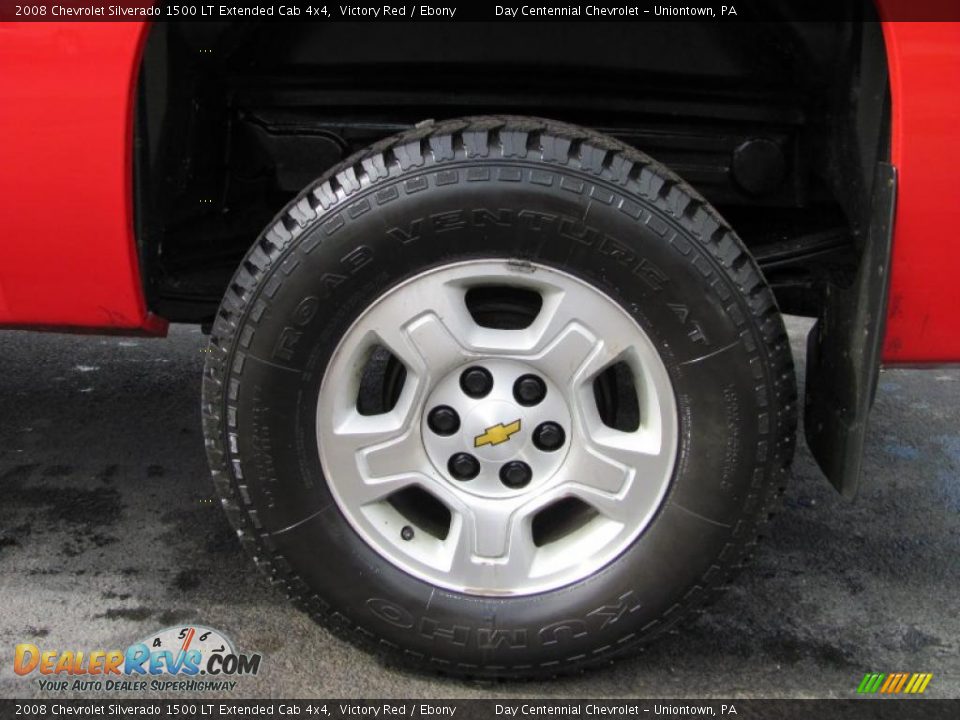 2008 Chevrolet Silverado 1500 LT Extended Cab 4x4 Victory Red / Ebony Photo #3
