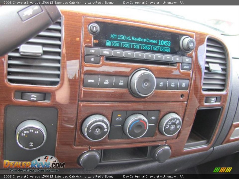 2008 Chevrolet Silverado 1500 LT Extended Cab 4x4 Victory Red / Ebony Photo #13