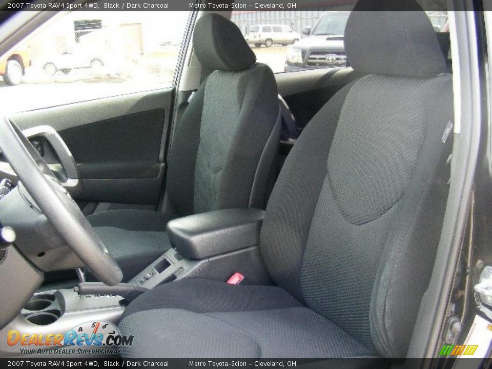2007 Toyota RAV4 Sport 4WD Black / Dark Charcoal Photo #9