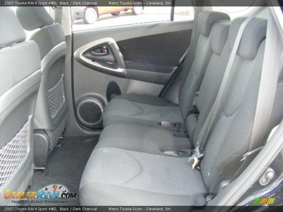 2007 Toyota RAV4 Sport 4WD Black / Dark Charcoal Photo #11