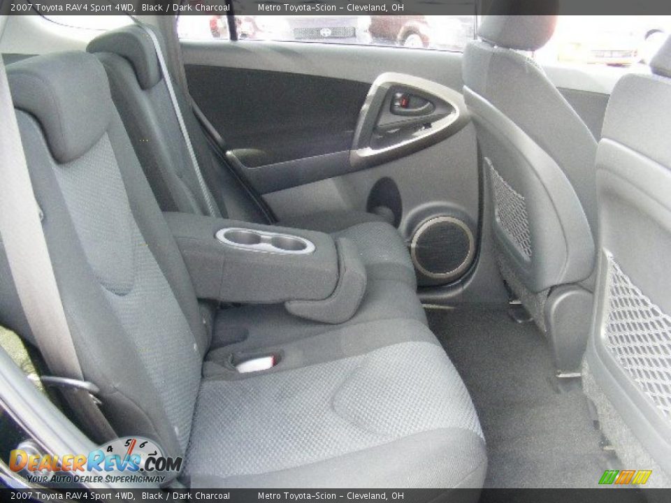 2007 Toyota RAV4 Sport 4WD Black / Dark Charcoal Photo #12
