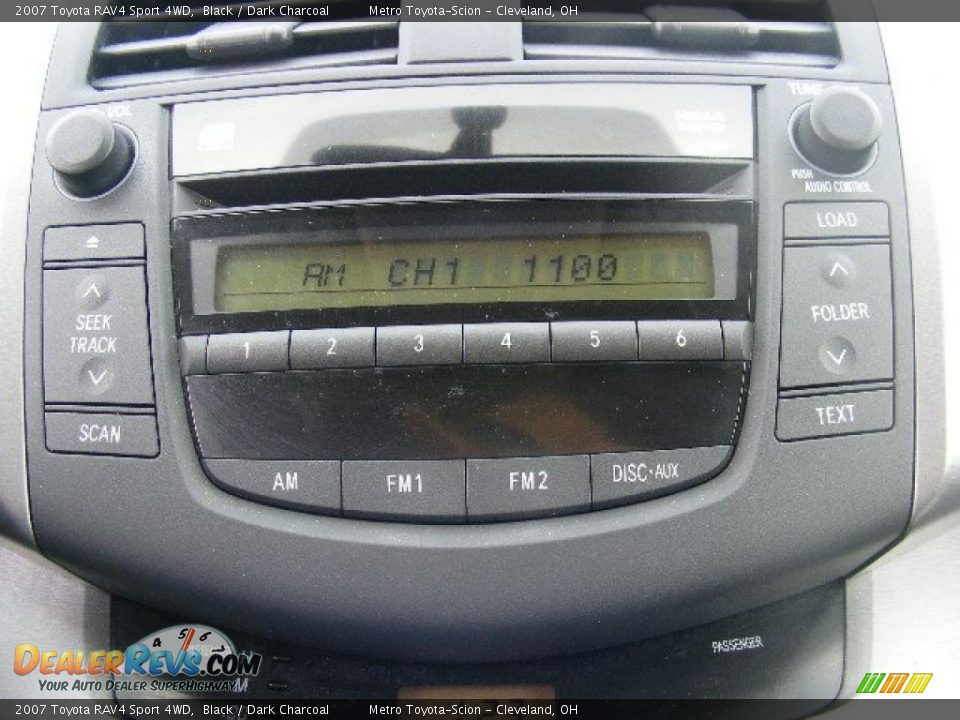 2007 Toyota RAV4 Sport 4WD Black / Dark Charcoal Photo #19