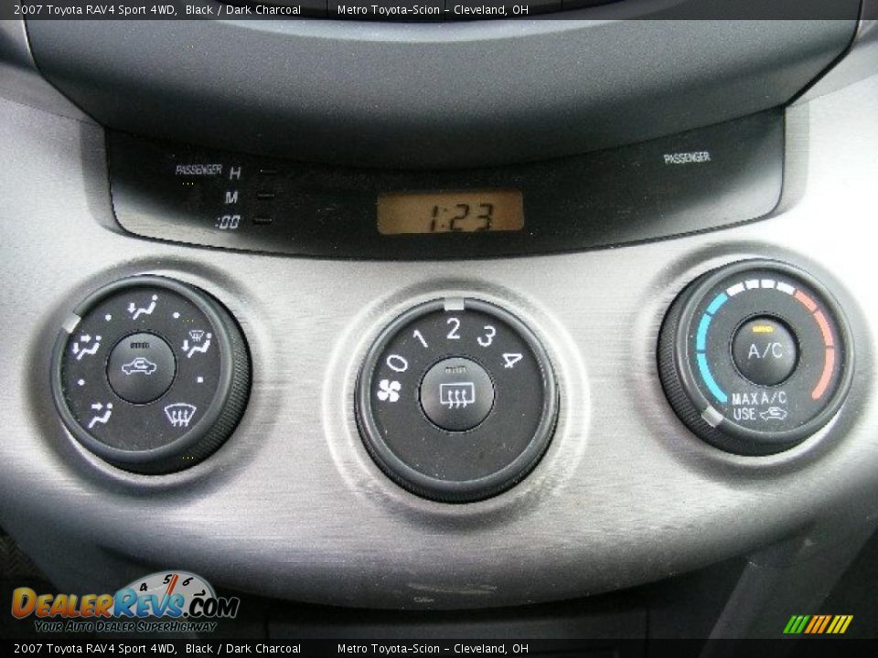 2007 Toyota RAV4 Sport 4WD Black / Dark Charcoal Photo #20