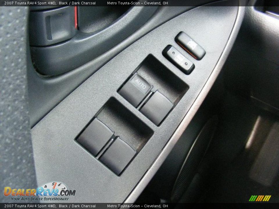 2007 Toyota RAV4 Sport 4WD Black / Dark Charcoal Photo #21