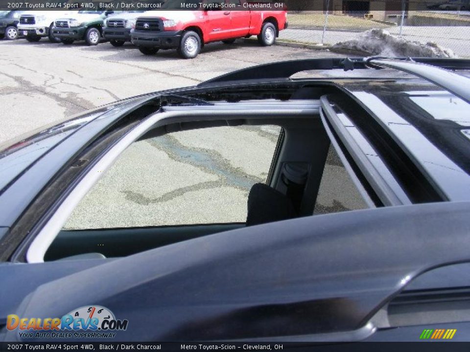 2007 Toyota RAV4 Sport 4WD Black / Dark Charcoal Photo #23