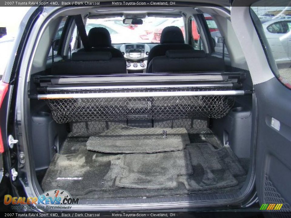 2007 Toyota RAV4 Sport 4WD Black / Dark Charcoal Photo #24